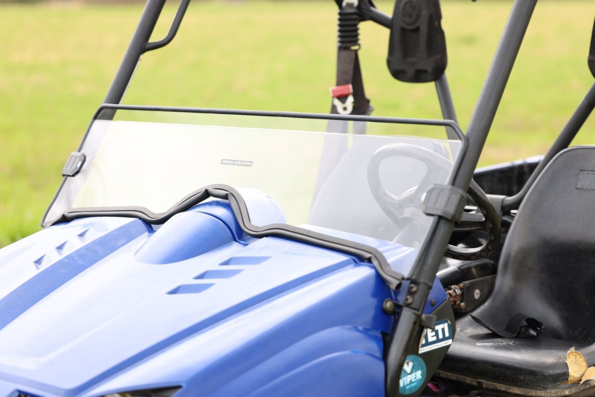 Yamaha Rhino 660 Half Windshield - Rough Country - Scratch Resistant - '04-'07